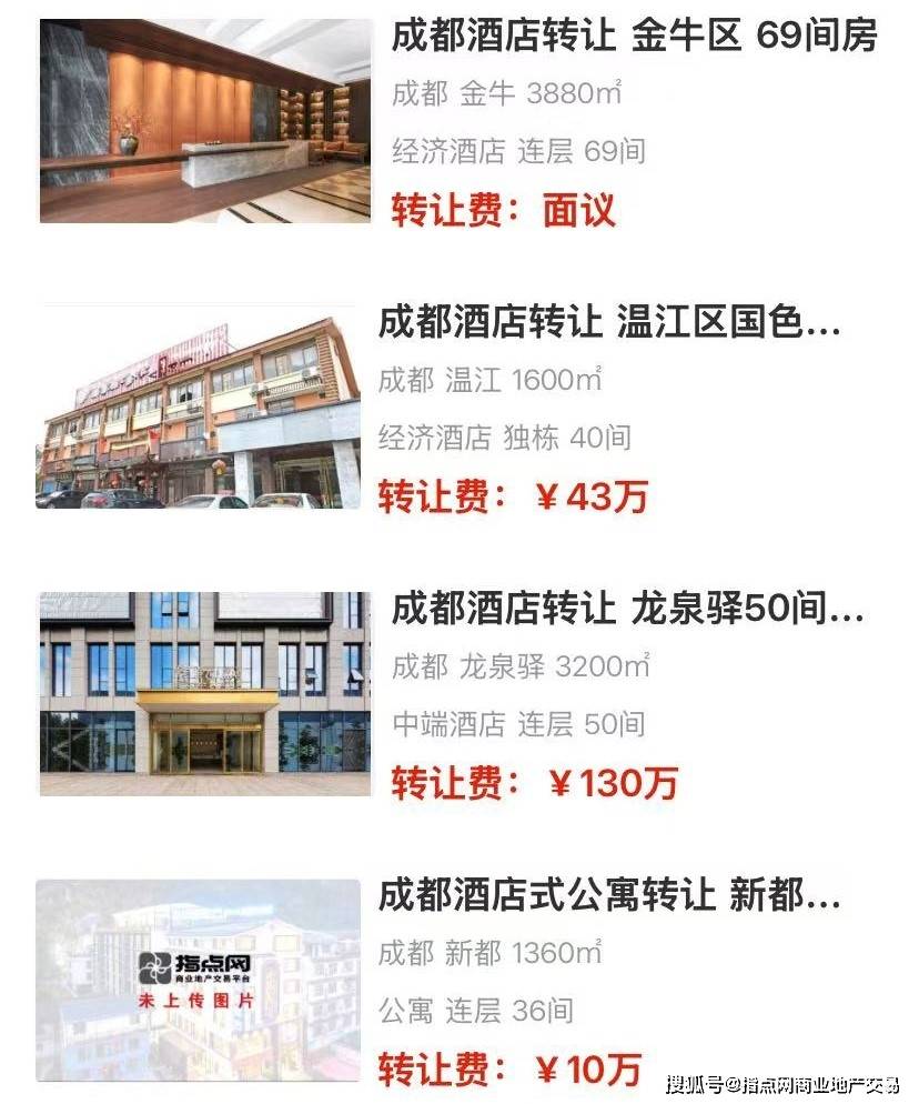 成都酒店转让网 2507期雷火竞技注册｜指点网(图1)